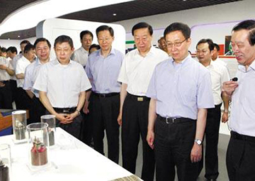 国家副主席，原中央政治局常委， 时任上海市委书记韩正考察6163银河科技